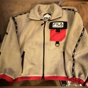 Vintage FILA White Mountaineering Zip Up Fleece Jacket